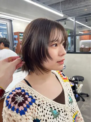 ショート カラー 🍒暖色カラー🍒 渋谷/YUUのヘアスタイル