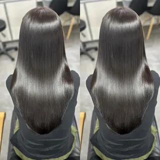 ロング 髪質改善🩵縮毛矯正 代々木/木下のヘアスタイル