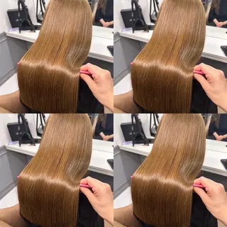ロング カラー 艶髪×透明感カラー りこのヘアスタイル
