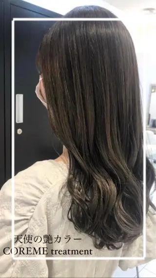 ロング カラー 縮毛矯正/髪質改善/ 艶髪ササキナツミのヘアスタイル