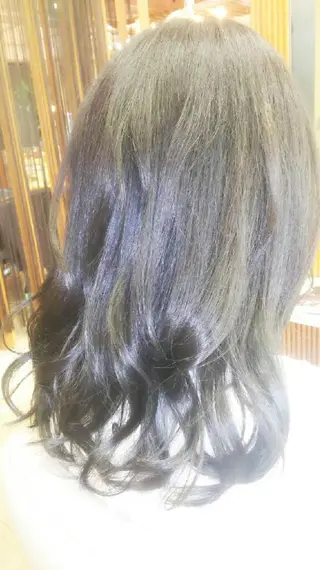 セミロング カラー 脇田 雄大のヘアスタイル