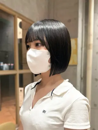 ショート レイヤー/ワンホン 🤍wakaのヘアスタイル