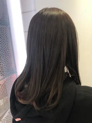 セミロング カラー パーマ スズキジュンペイ 銀座/髪質改善のヘアスタイル