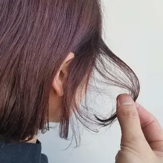カラー ミディアム パーマ ヘアアレンジ iplus まつげ、眉毛、耳つぼのマツエク・マツパデザイン