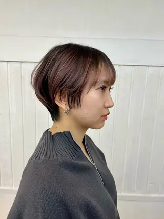 ショート 毛流れヘア×眉 ワックス/RIKUのヘアスタイル