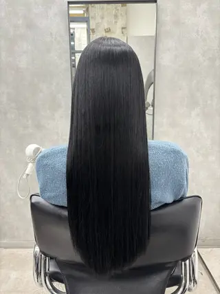 ロング カラー すぐ巻ける縮毛矯正 🍀勝倉　麗のヘアスタイル