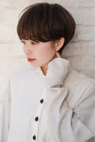 ショート カラー 岡安優太 顔まわり似合せが得意のヘアスタイル