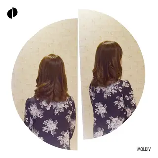 セミロング カラー ✨縮毛矯正✨髪質改善 ナカシマ ユミのヘアスタイル
