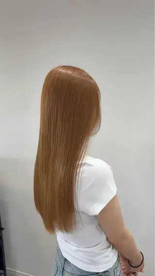 ロング カラー ✨佐野ハイトーン/ 韓国ヘア💫上岡蓮のヘアスタイル