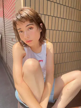 ショート カラー ショート/ボブ/ 心斎橋/宮脇美奈のヘアスタイル