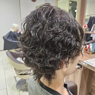 メンズ パーマ 🌀メンズパーマ特化 藤井 凌雅🌀のヘアスタイル