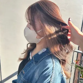 カラー 🍓垢抜けハイトーン 🍓HINAのヘアスタイル