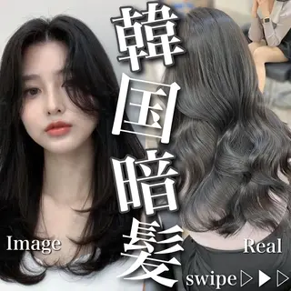 ロング カラー ヘアアレンジ レイヤー×透明感カラ ーHAYATOのヘアスタイル