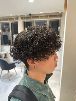 ショート パーマ メンズ 【パーマの達人】 💎メンズ特化🔥徹のヘアスタイル