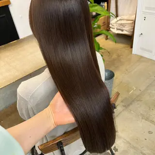 ロング カラー 顔まわりカット✨艶髪 ✨髪質改善✨伴響佳のヘアスタイル