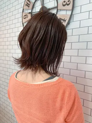 ミディアム カラー ヘアアレンジ 韓国hair🦋 Nanaのヘアスタイル