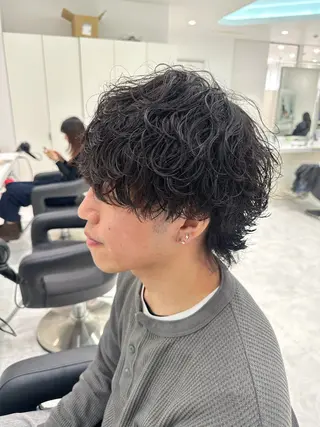 パーマ メンズ 🐺韓国風メンズ特化 あさひ🐺のヘアスタイル