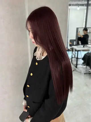 ロング カラー 盛れる顔まわり✨🎀 レイヤー別所好葉のヘアスタイル