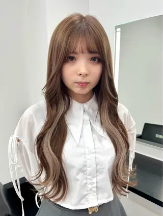 ロング カラー 池袋/カラー/ リオナのヘアスタイル