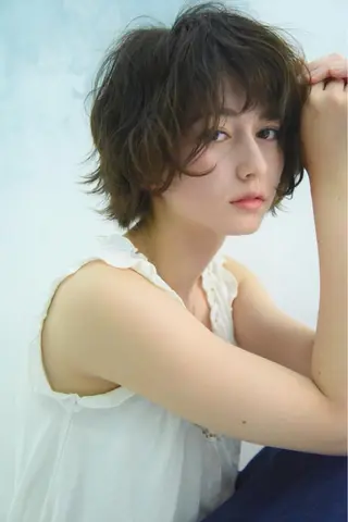 ミディアム カラー パーマ ヘアアレンジ メンズ キッズ ネイル マツエク・マツパ EnBlesS西宮 マンツーマン神道有基のヘアスタイル