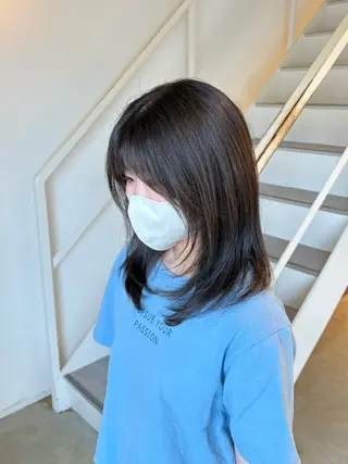 セミロング カラー 【SASE】大人上品 💍/ユウガ⭐️のヘアスタイル