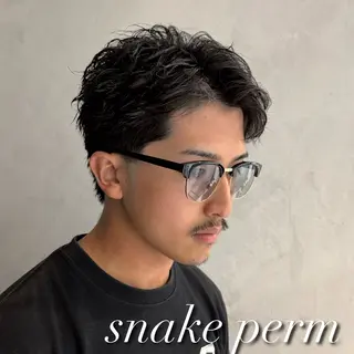ショート パーマ メンズ 横浜メンズパーマ🔥 大野賢人のヘアスタイル