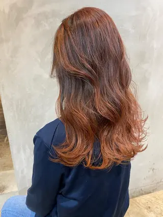 ロング ari/ヘアセット レイヤーカット✂︎のヘアスタイル
