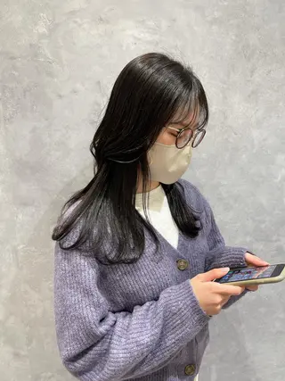 ロング カラー ヘアスタイルは 『キーちゃん』に！のヘアスタイル