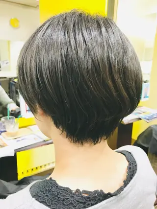 ショート カラー ママ美容師 *ヒマワリのヘアスタイル
