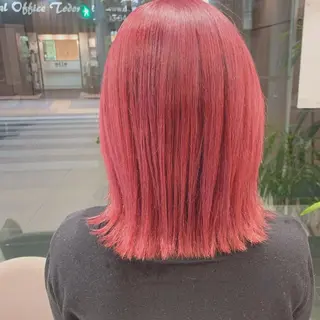 ミディアム カラー レイヤーカット// メイのヘアスタイル