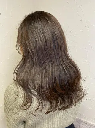 ミディアム カラー 髪質改善/レイヤー ストウシンゴのヘアスタイル