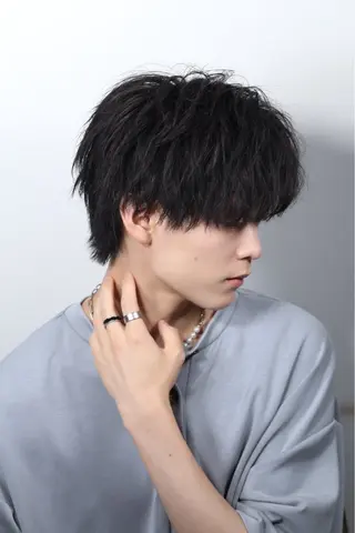 ミディアム メンズ TELA HAIR 副代表RIKUのヘアスタイル