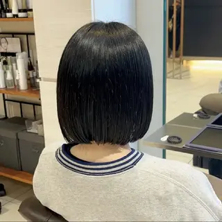 ショート ブリーチ/縮毛矯正/ モデル募集中🎀🐇のヘアスタイル