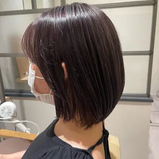 ミディアム カラー ヘアアレンジ 高井瑠華🌼 ストカールカット特化のヘアスタイル