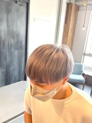 カラー メンズ 吉田 剛のヘアスタイル