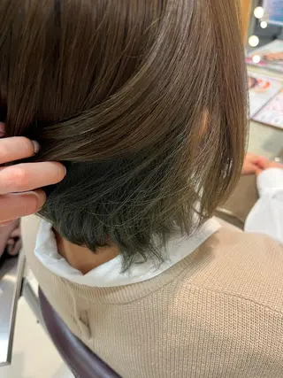ショート カラー なつな/ 透明感カラーのヘアスタイル