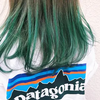 ミディアム カラー パーマ ヘアアレンジ 【白髪ぼかし 専門GBG】自由が丘のヘアスタイル
