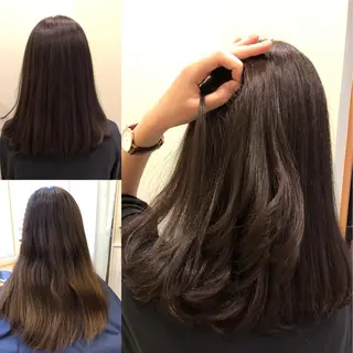 ミディアム カラー パーマ ヘアアレンジ メンズ キッズ ネイル マツエク・マツパ MEGUMI megumiのヘアスタイル
