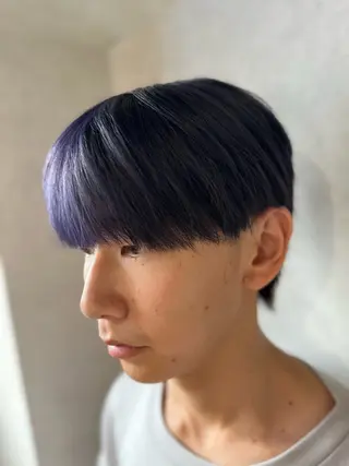 カラー メンズ syuto/デザイン /ハイトーンのヘアスタイル
