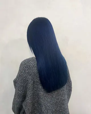 ロング カラー 杉田 涼のヘアスタイル