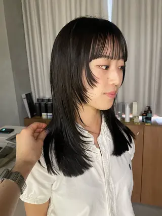 ロング WA KOのヘアスタイル