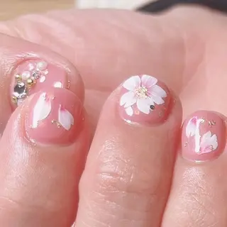 ネイル ❁miju nail 大人上品/自爪育成のネイルデザイン