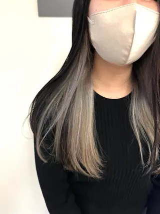 セミロング カラー Libre 西野圭一のヘアスタイル