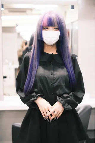ロング カラー ヘアアレンジ 個性爆弾💣 ダブルカラー/ゆかのヘアスタイル
