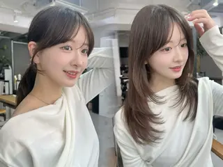 ロング MOE 🌙新宿三丁目のヘアスタイル