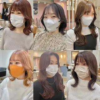 ミディアム 【ハイライト】 YUYAのヘアスタイル