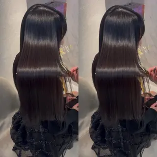 ロング 新宿No.1艶髪矯正 美艶カラー/FUKAのヘアスタイル