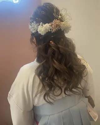 ロング ヘアアレンジ pep natsumiのヘアスタイル