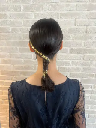 セミロング ヘアアレンジ Topstylist YUKIのヘアスタイル