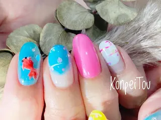 ネイル おうちのネイルサロン KonpeiTouのネイルデザイン